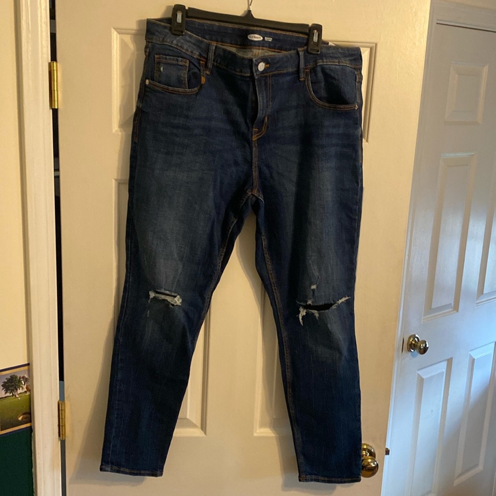 Old navy rockstar skinny jeans size 16,